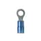 Panduit Ring Terminal, #6 Stud Size, 18 AWG, 600 V, Nylon Insulated, Blue, 1000 PK PN14-6RN-M - alternate 1